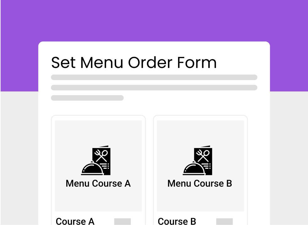 Set menu